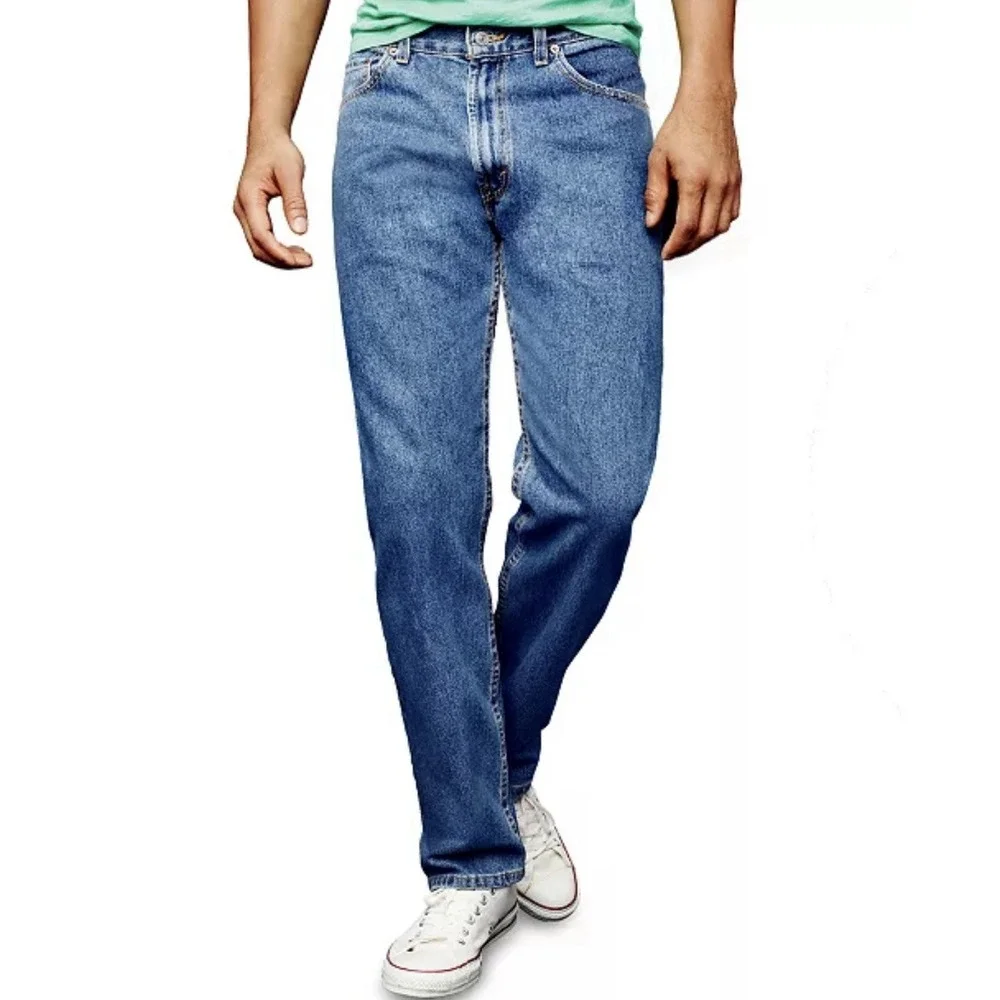 Levis 505 Regular Fit Men's‎ Jeans Size 34 x 32 Medium Wash